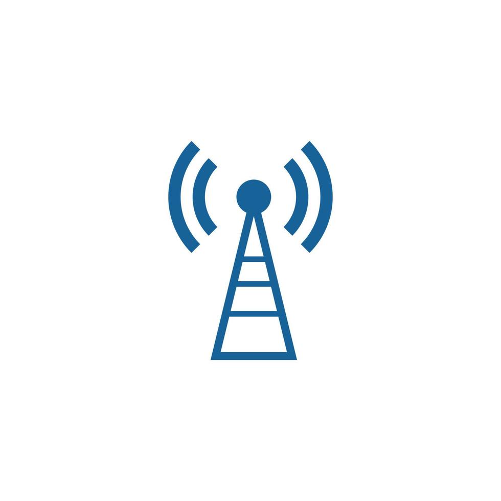 Wireless-Logo-Vorlage vektor