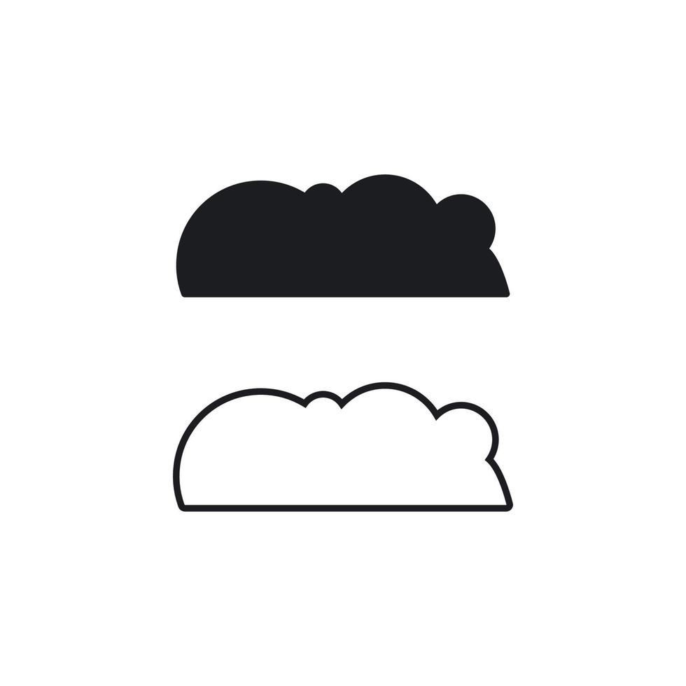 moln teknologi logotyp vektor