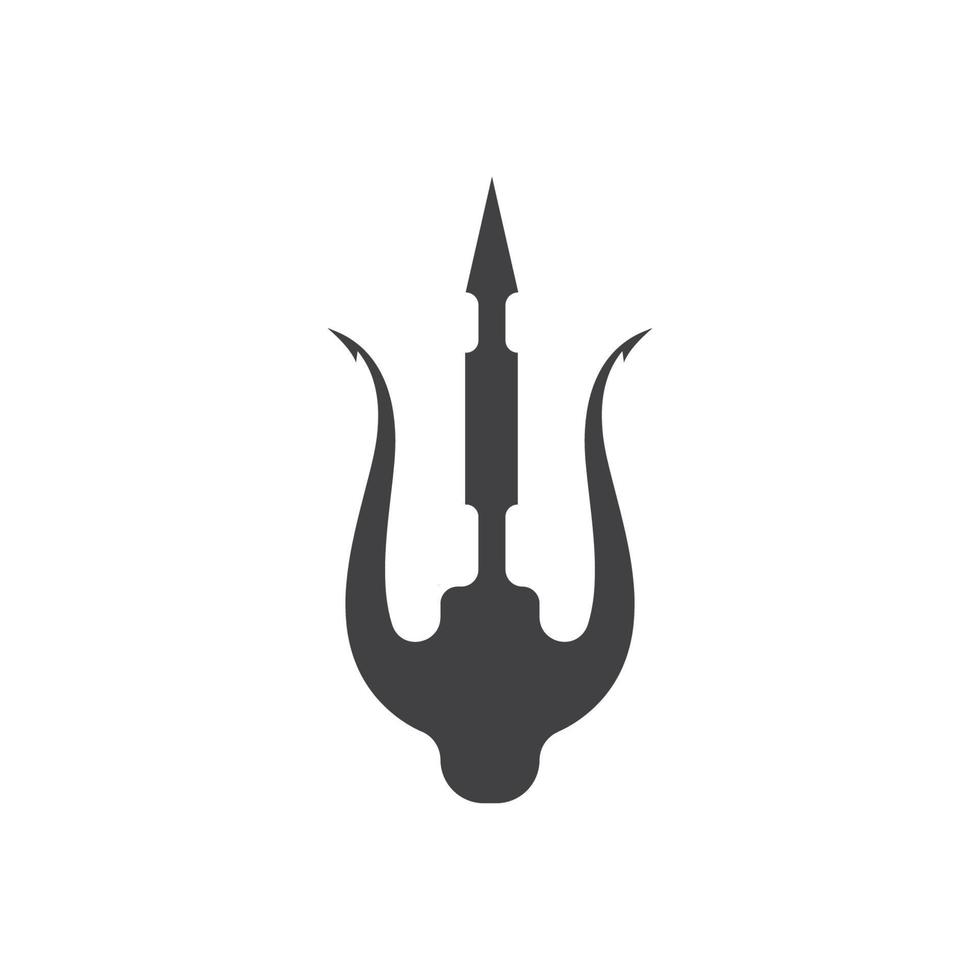 trident logotyp mall vektor