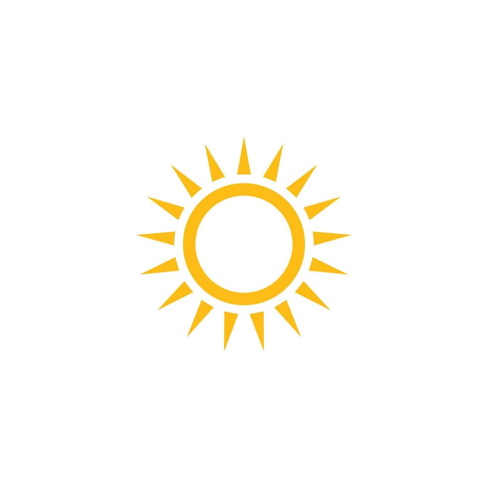 sol ilustration logotyp vektor