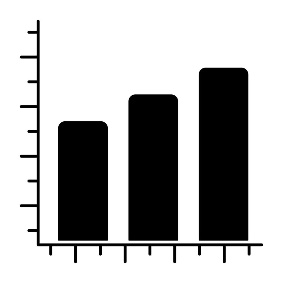 eine einzigartige designikone der datenanalyse vektor