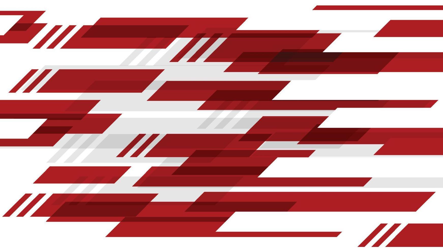 abstrakte technologie geometrische rot-weiße farbe glänzender bewegungshintergrund.. vektor