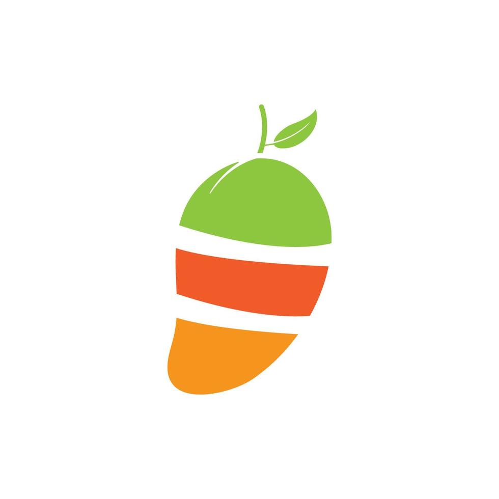 mango ikon vektor illustration design logotyp