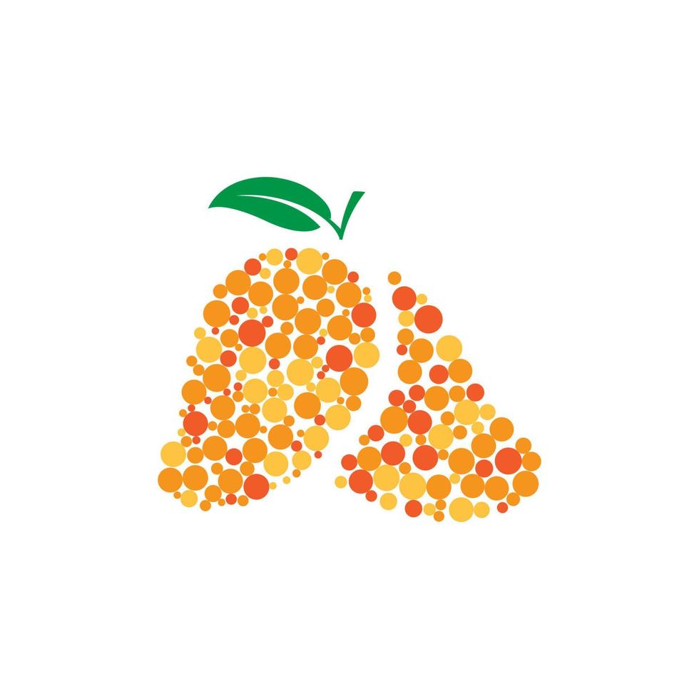 mango ikon vektor illustration design logotyp