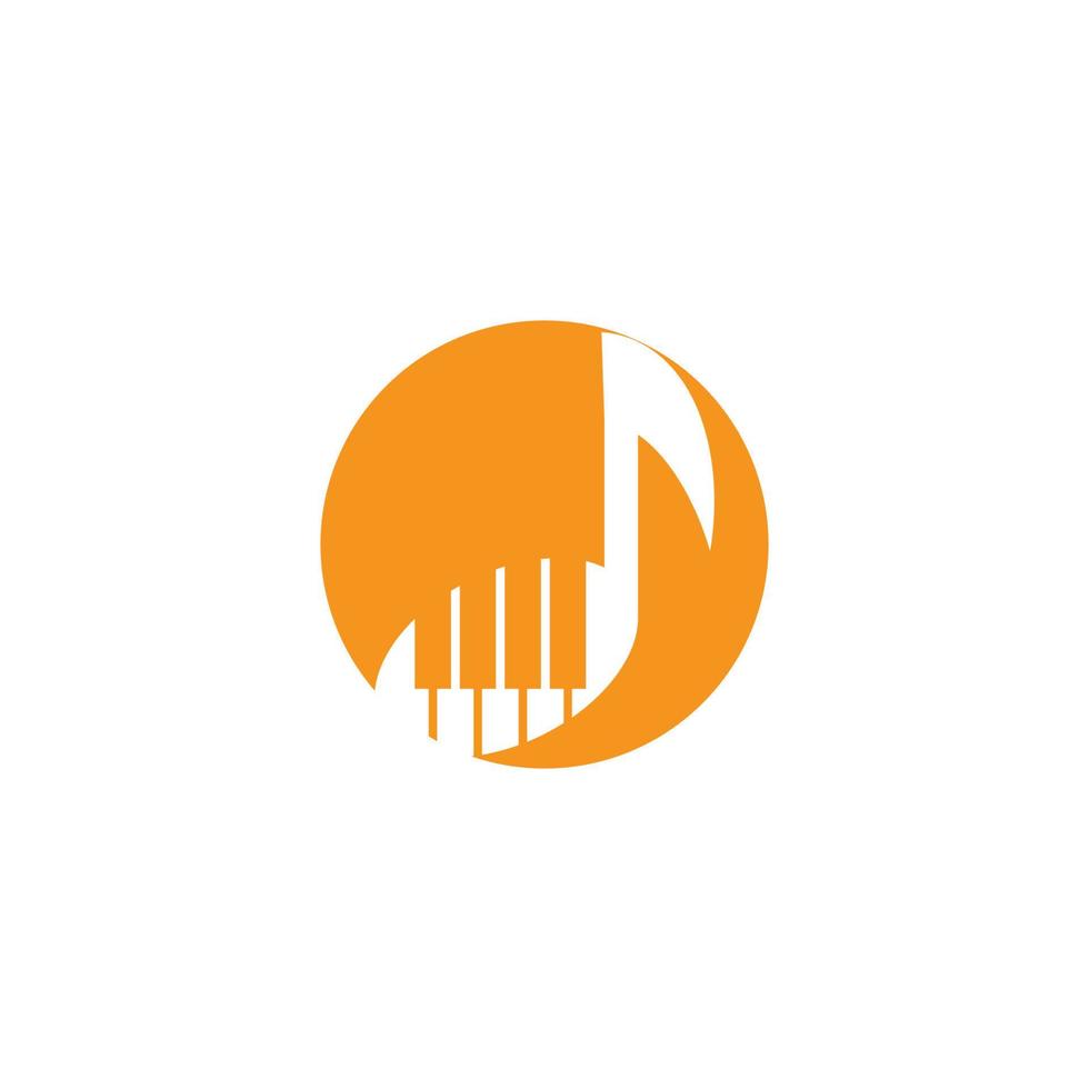 piano ikon vektor illustration design logotyp
