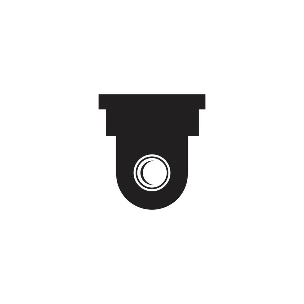 Überwachungskamera cctv-Symbol, Zeichen cctv-Vektor-Design vektor