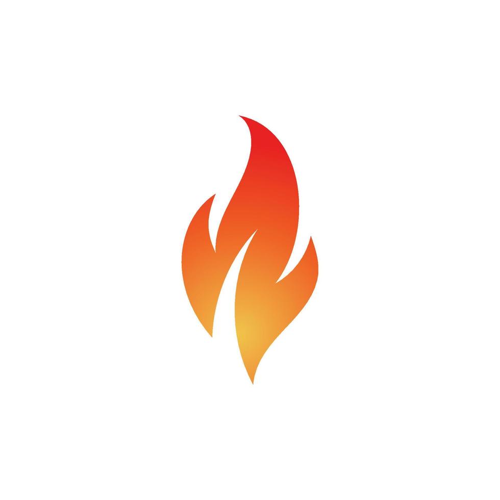 Feuer-Symbol. Feuerflamme. Flammen-Logo. Feuer-Vektor-Design-Illustration. Feuersymbol einfaches Zeichen. vektor