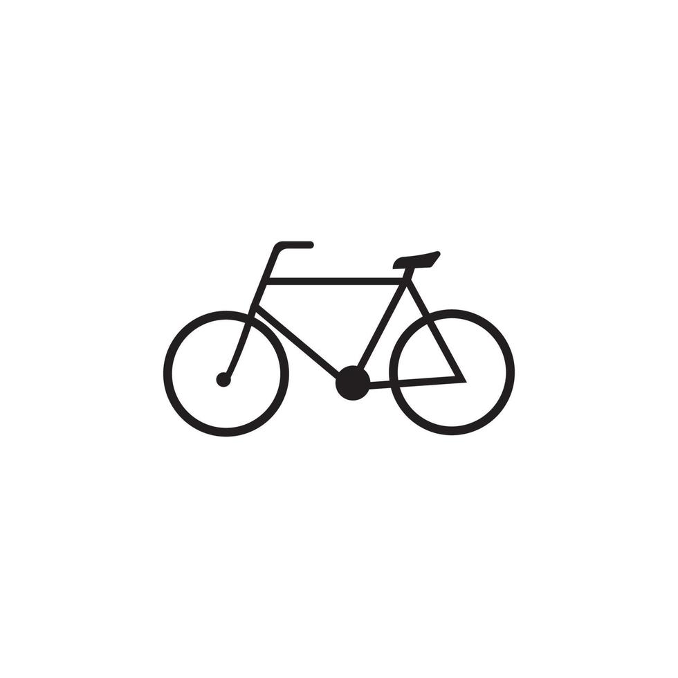 Fahrrad-Symbol-Logo, Vektordesign vektor