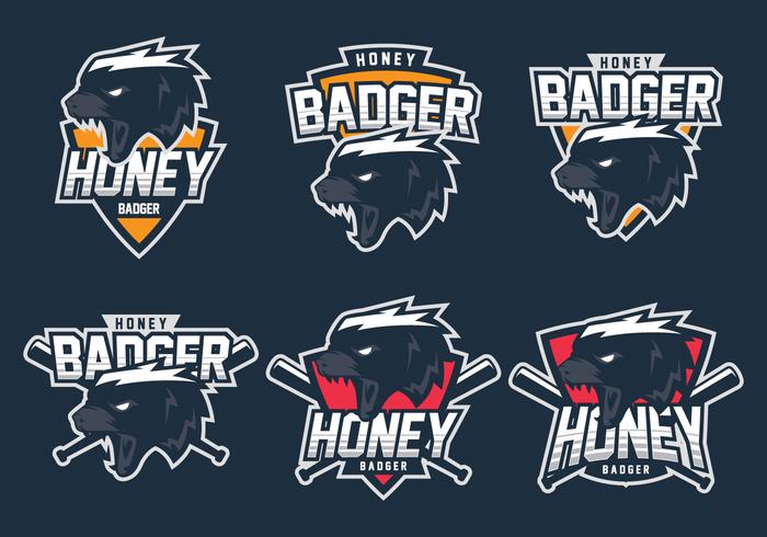 Honig Badger Logo vektor