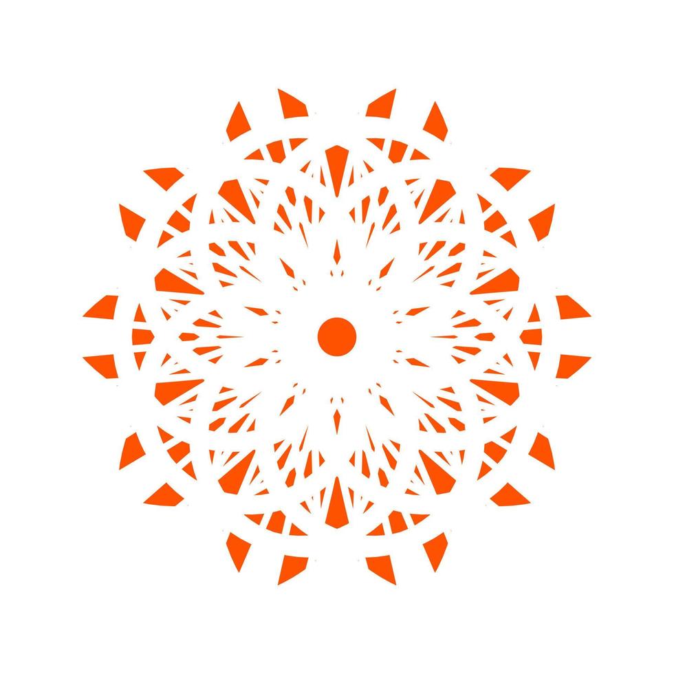 Kreismuster in Form von Mandala mit Blume. Mandala mit rundem Muster. runde Hintergründe für Grußkarten, Einladungen, Tattoo-Vorlagen, Business-Stil, Karten oder anderes. Vektor-Illustration vektor