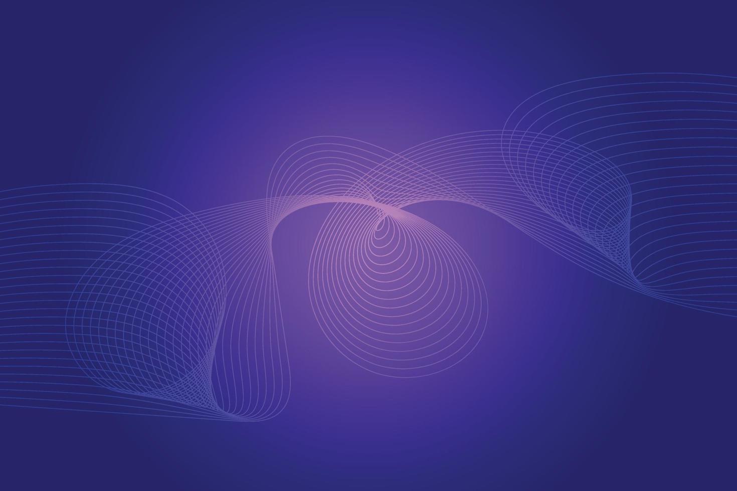 abstrakt bakgrund med färgrik vågig rader. abstrakt blå lila lutning bakgrund design vektor