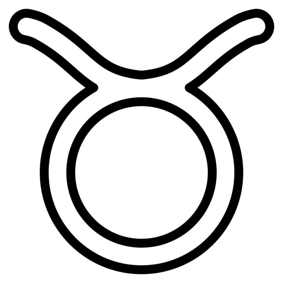 Stier-ClipArt-Symbol vektor