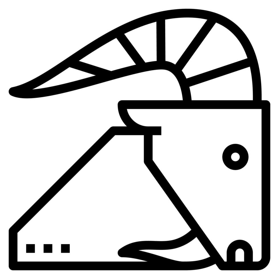 Ziege-ClipArt-Symbol vektor