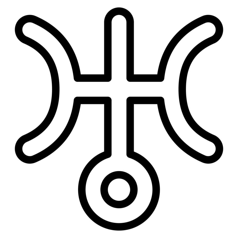 Uran-ClipArt-Symbol vektor