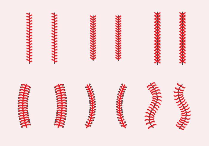 Baseballväskor Vector Set