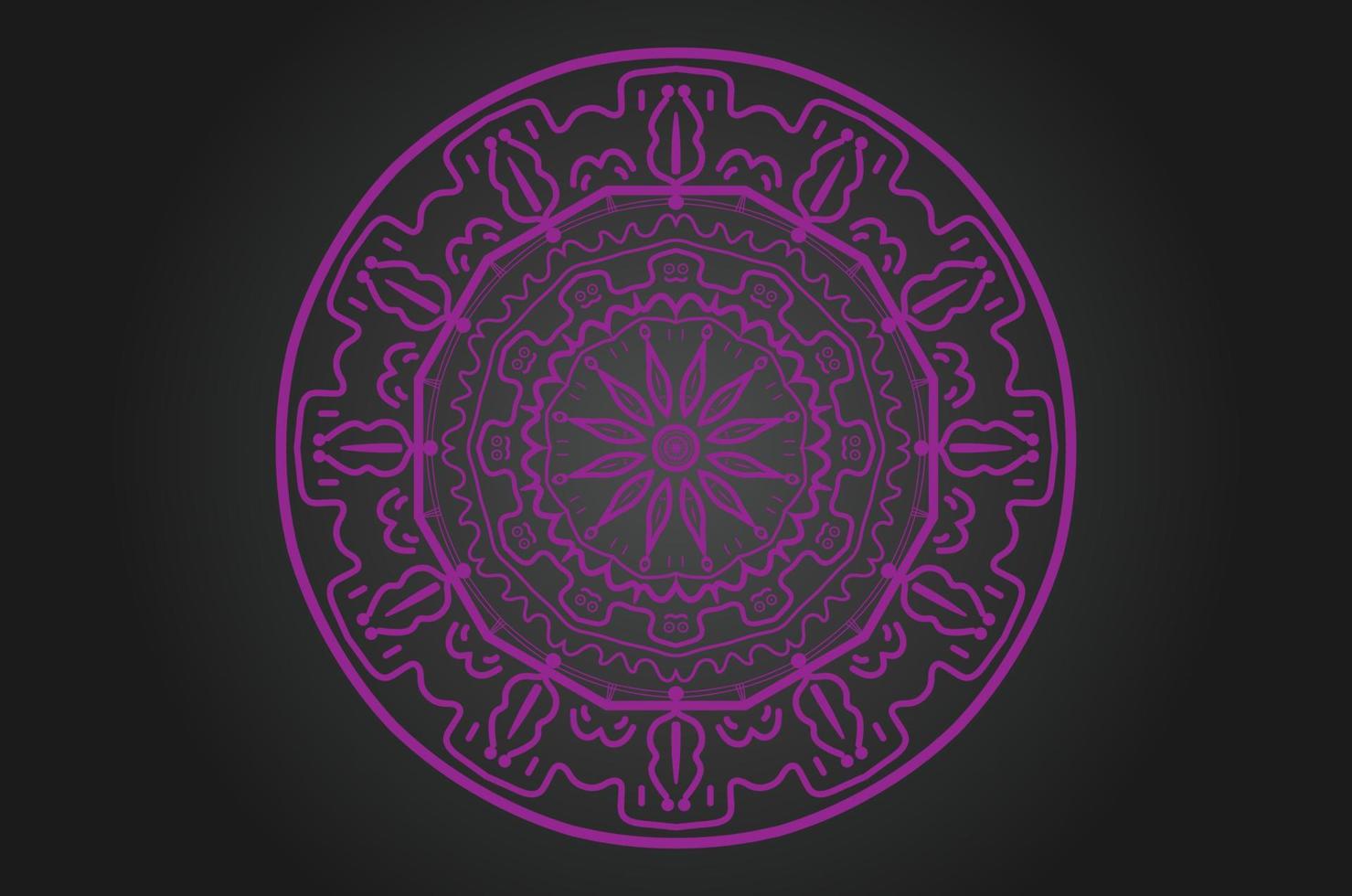 professionell mandala design vektor