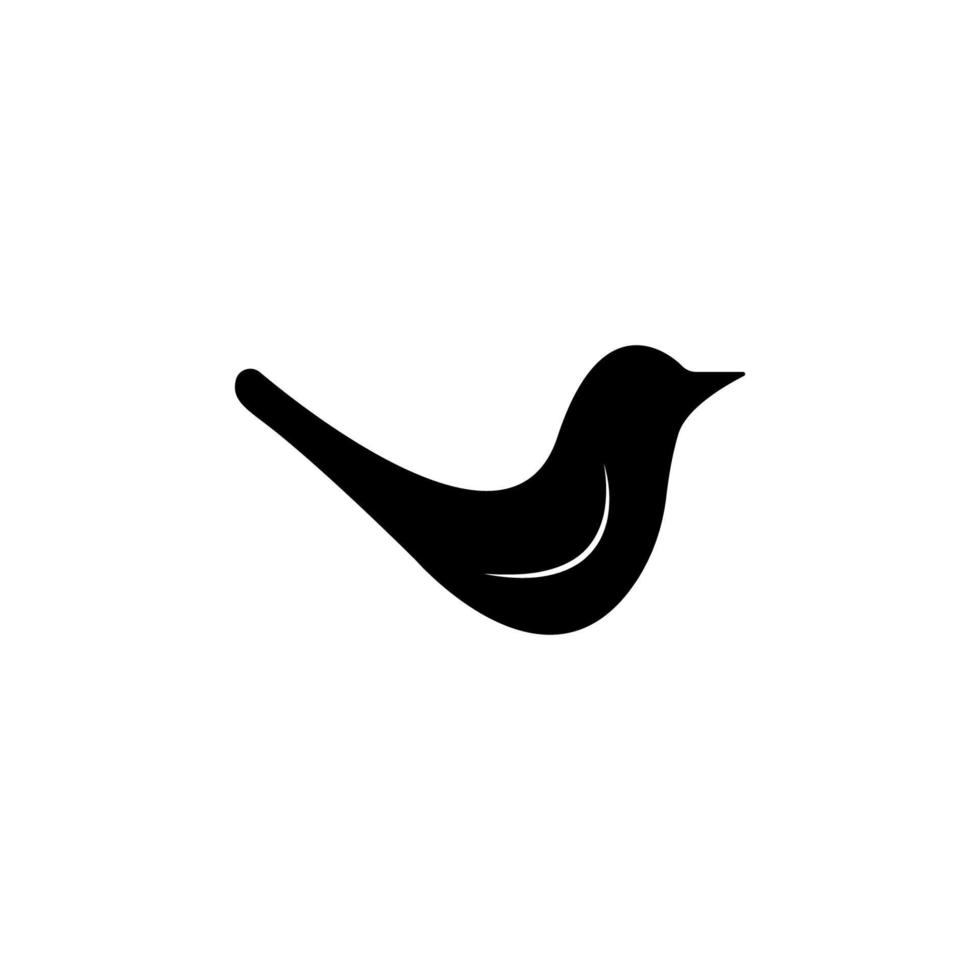 Vogel-Symbol-Illustrationsvektor vektor