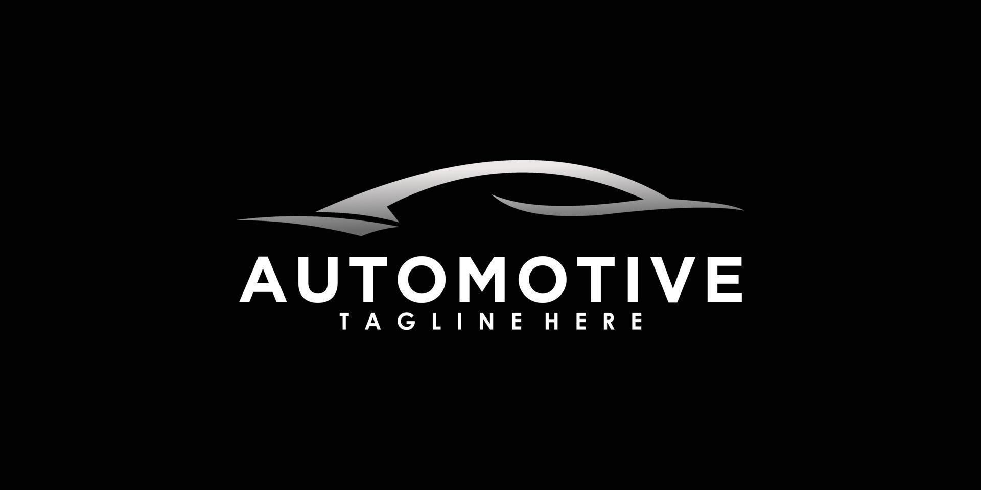 Automobil- und Servicewagen-Logo-Designvektor mit kreativem Konzept vektor