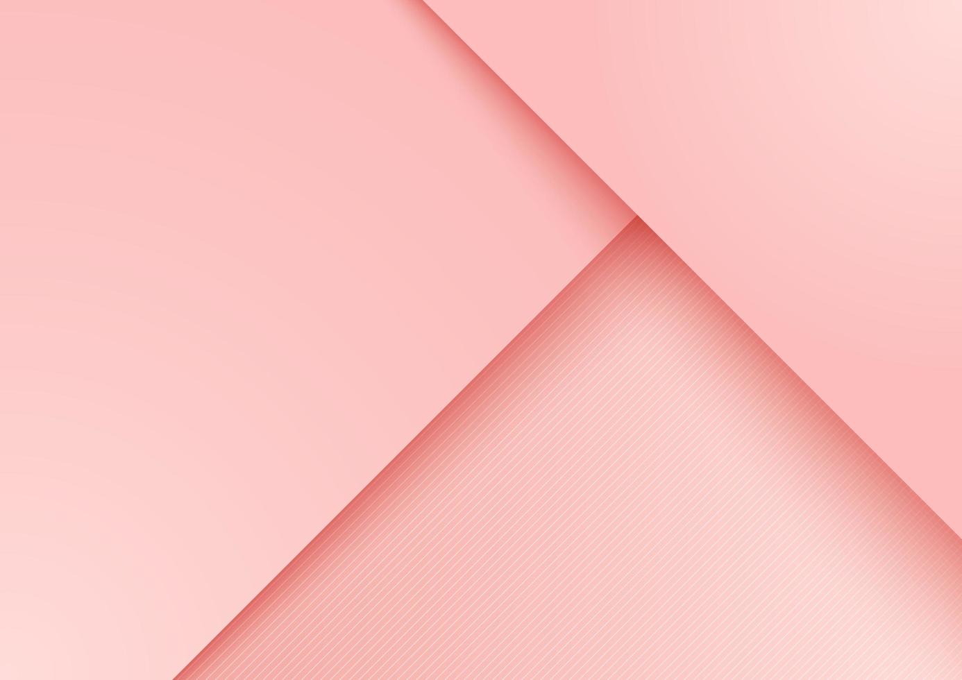 rosa Papier überlappender Schichthintergrund vektor