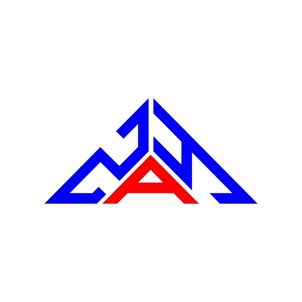 Zay Letter Logo kreatives Design mit Vektorgrafik, Zay einfaches und modernes Logo in Dreiecksform. vektor
