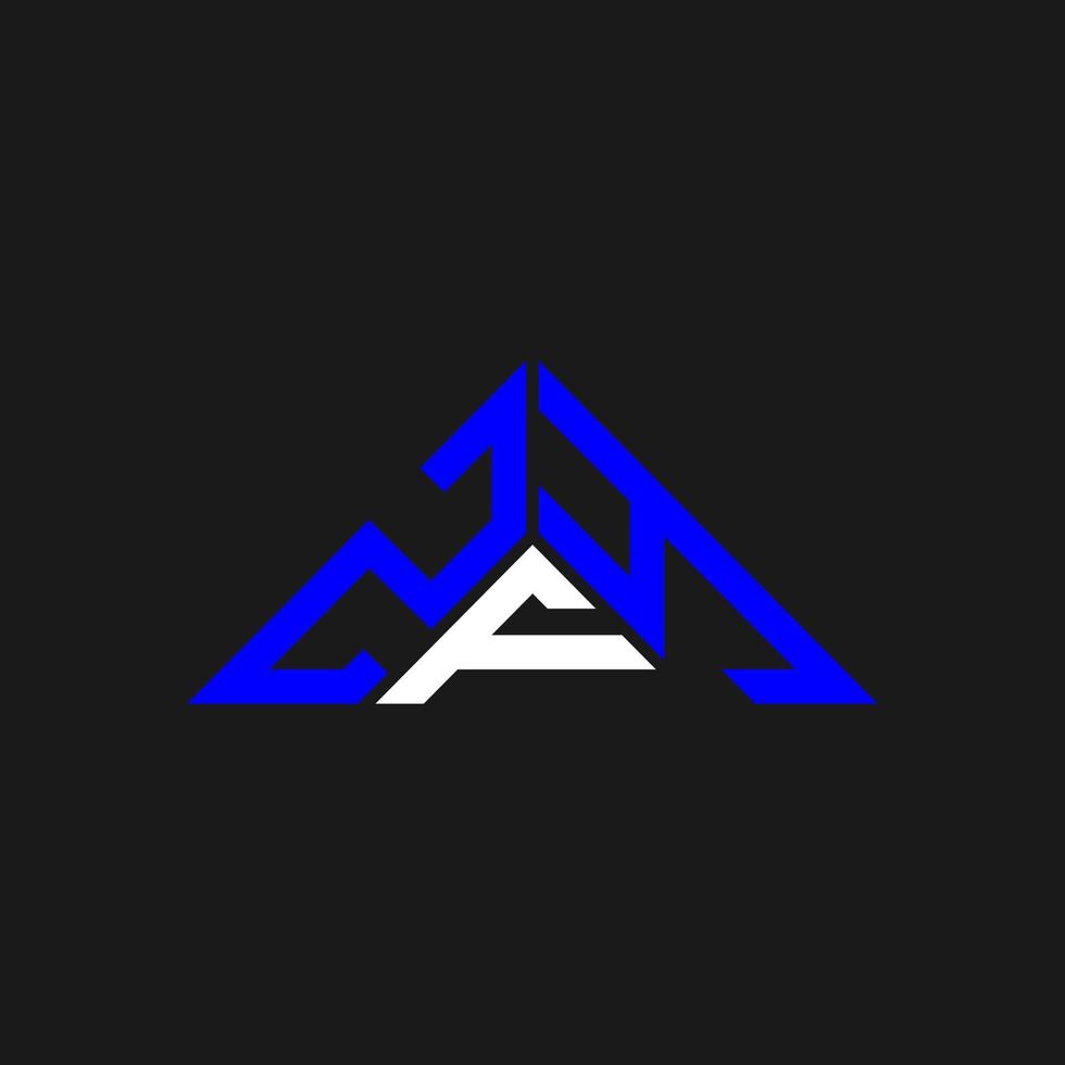 zfy Letter Logo kreatives Design mit Vektorgrafik, zfy einfaches und modernes Logo in Dreiecksform. vektor