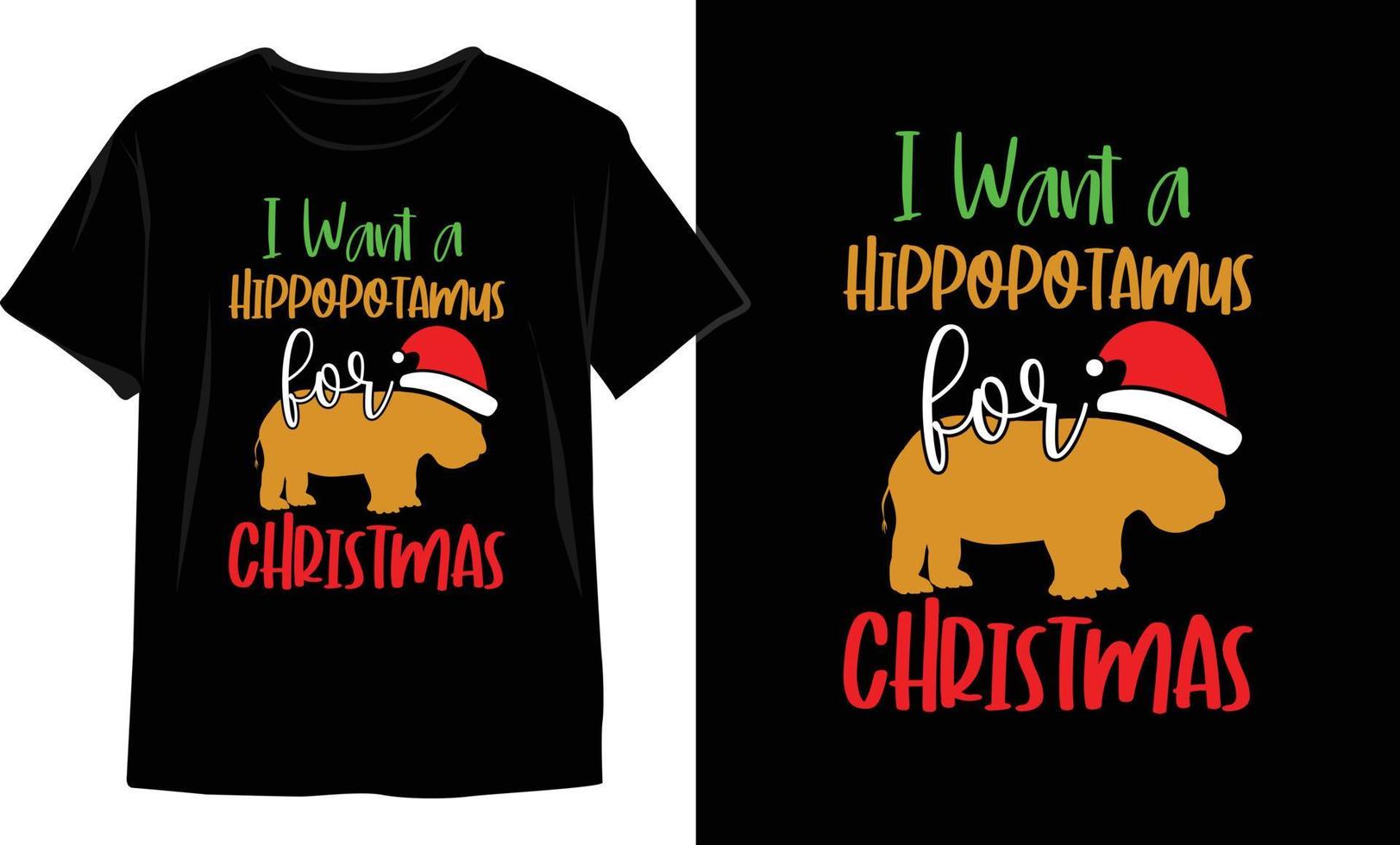 Weihnachts-T-Shirt-Design. Weihnachts-Vektorgrafiken. T-Shirt-Design vektor