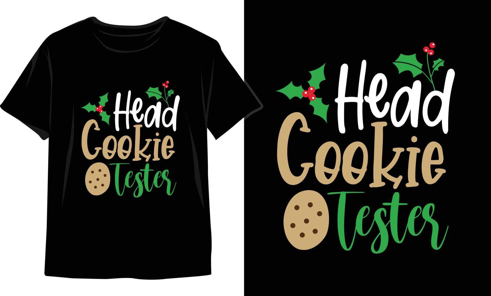 Weihnachts-T-Shirt-Design. Weihnachts-Vektorgrafiken. T-Shirt-Design vektor