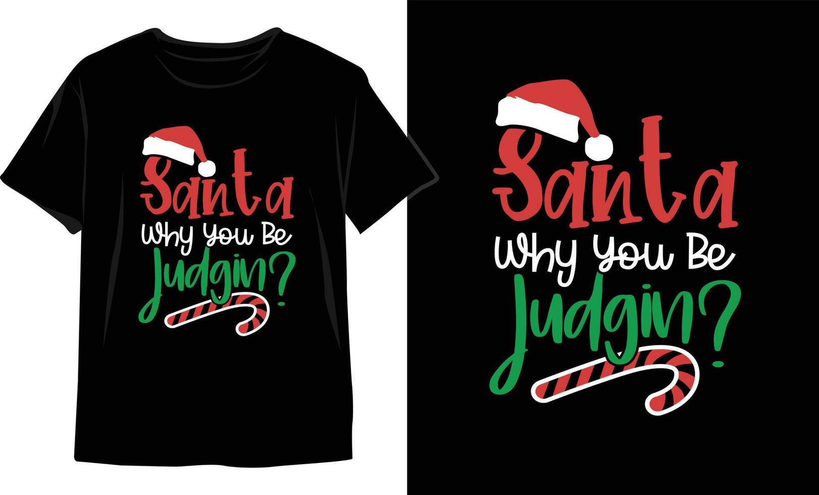 Weihnachts-T-Shirt-Design. Weihnachts-Vektorgrafiken. T-Shirt-Design vektor