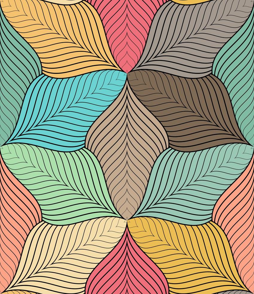 abstrakt färgglada sömlösa mönster vektor