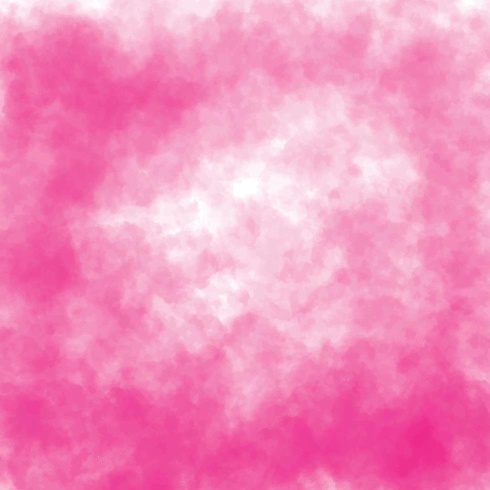 abstrakt hand målad rosa vattenfärg textur bakgrund vektor