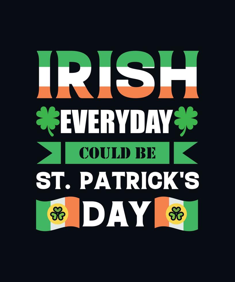 Der irische Alltag könnte der St. Patrick Day sein vektor