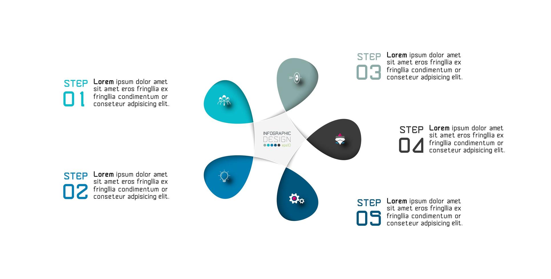 modern infographic formgivningsmall vektor