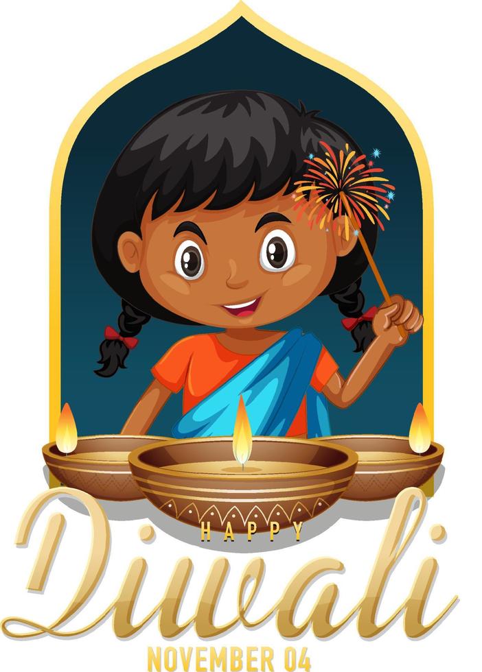 glückliches diwali-tagesplakatdesign vektor