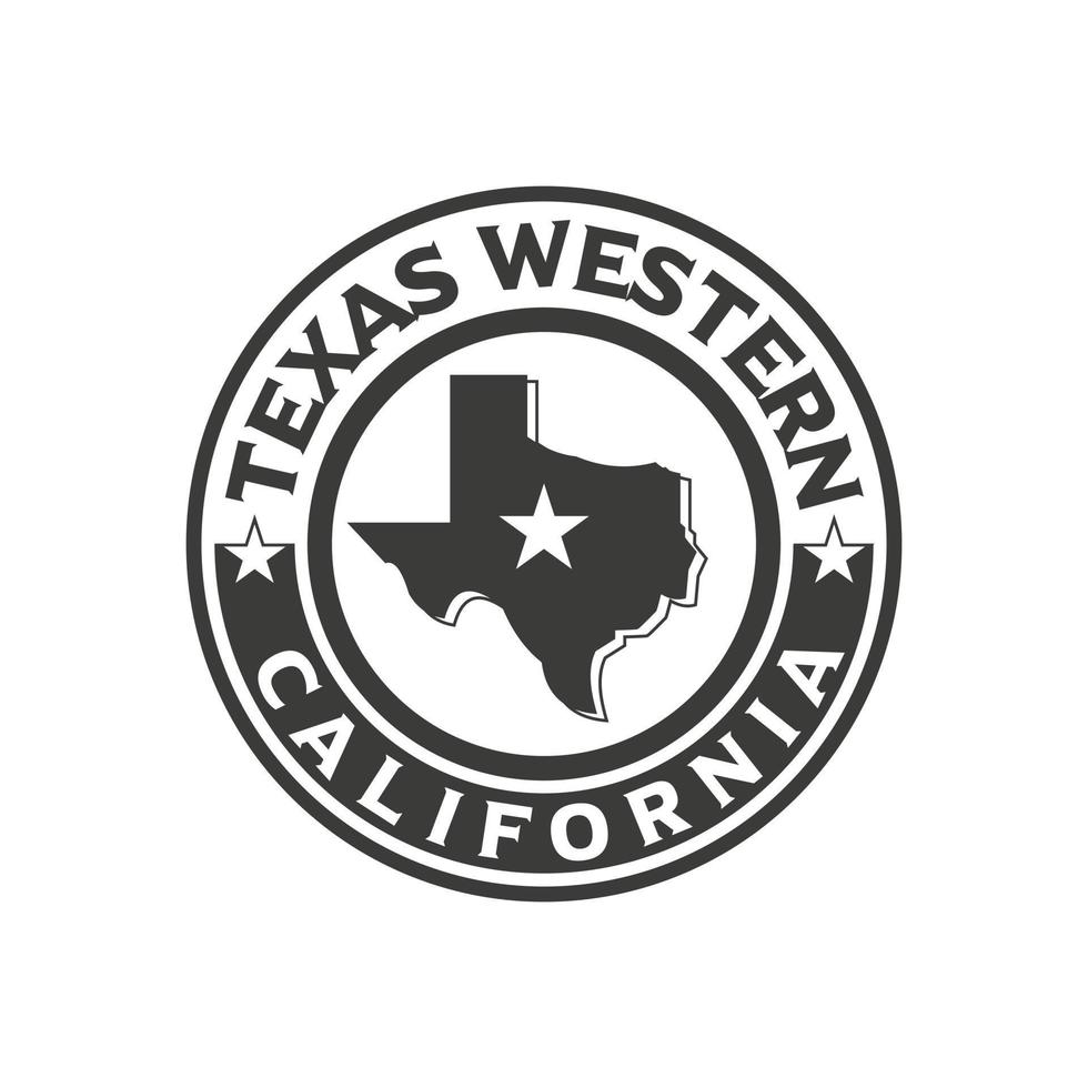 texas stat logotyp mall, täcka av vapen, etiketter. enda stjärna Land. typografi, texas USA årgång design. Karta emblem vektor illustration