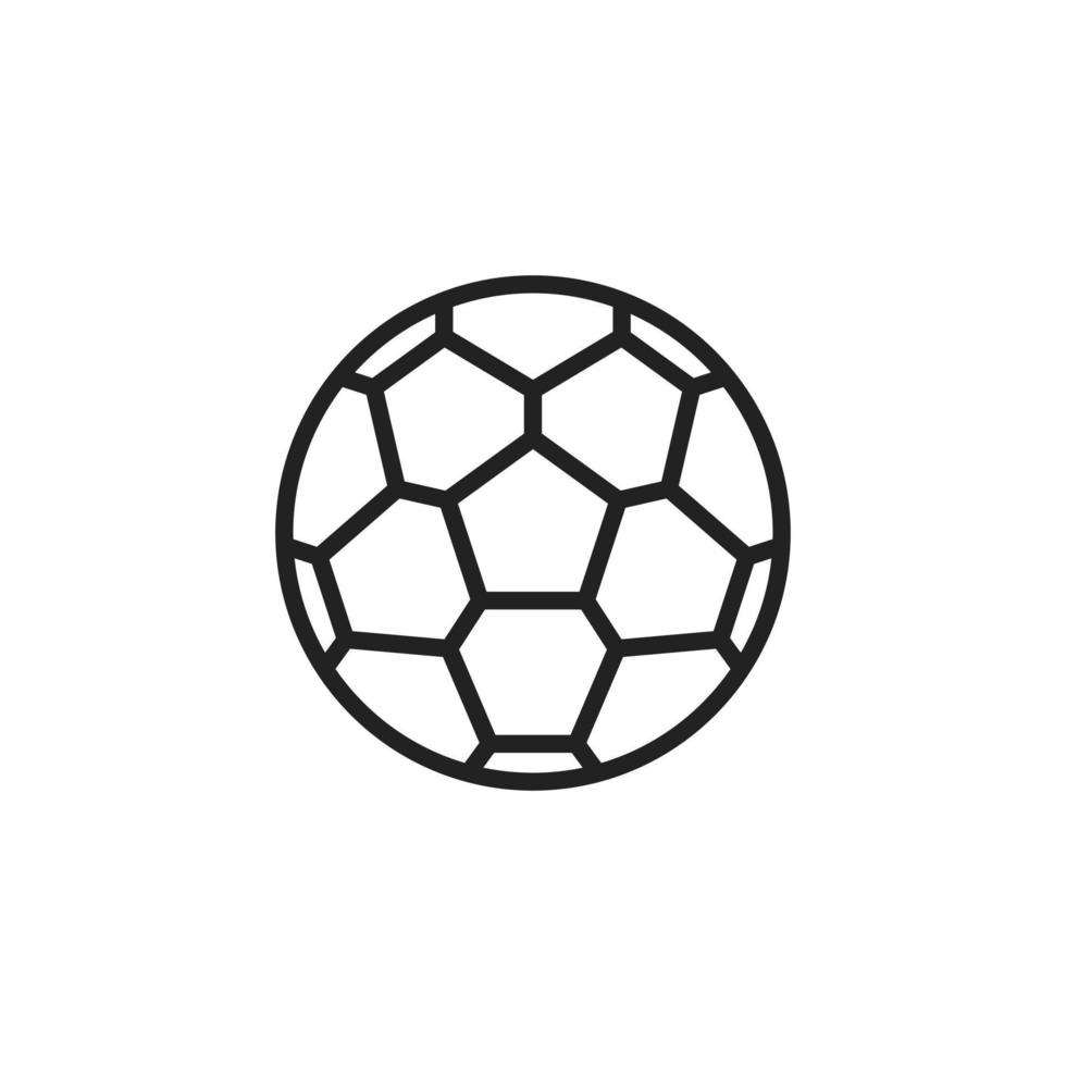 Fußball oder Fußball-Symbol Vektor-Logo-Symbol-Vorlage vektor