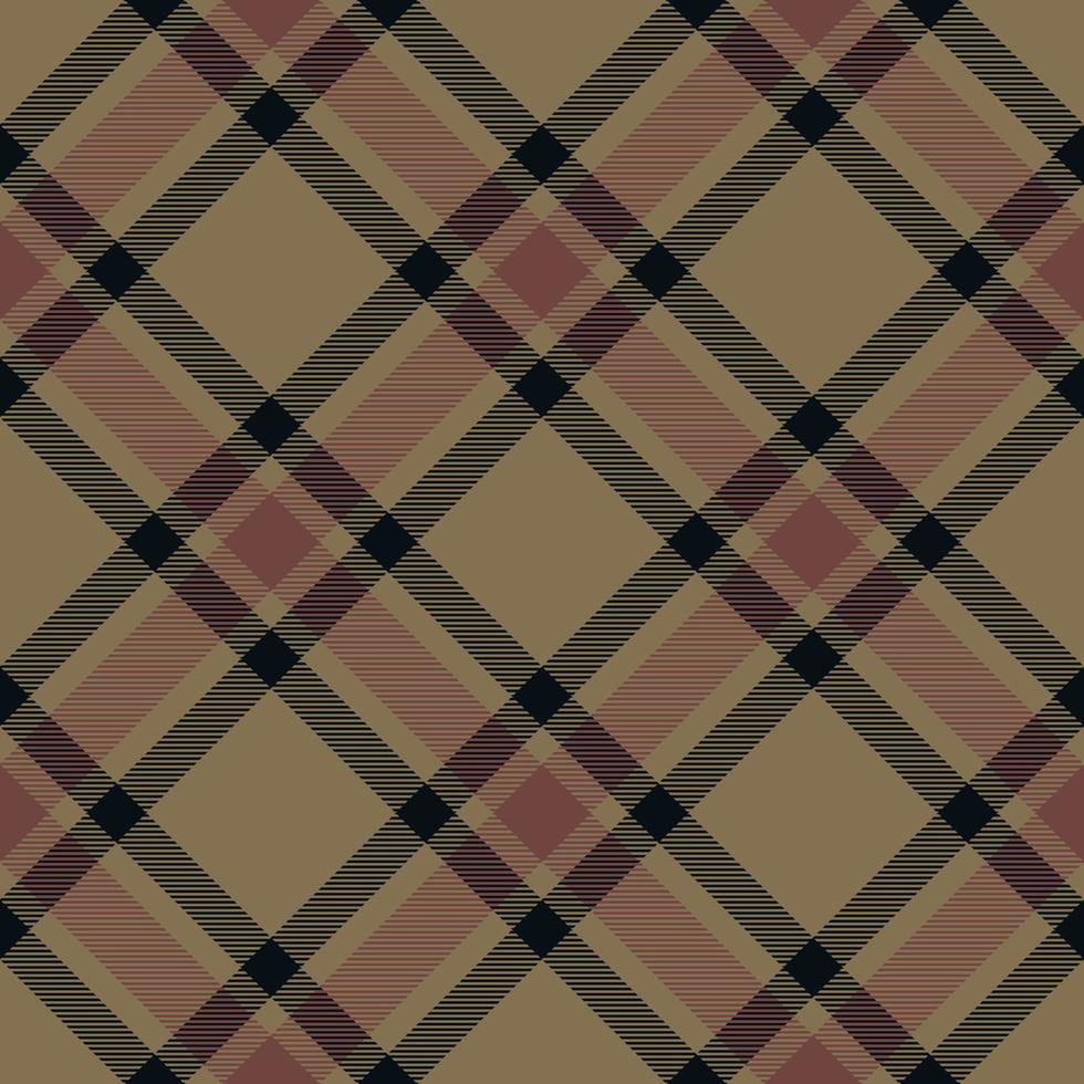 tartan schottland nahtloser karierter mustervektor. Retro-Hintergrundstoff. Vintage Check Color Square geometrische Textur für Textildruck, Packpapier, Geschenkkarte, Tapetendesign. vektor