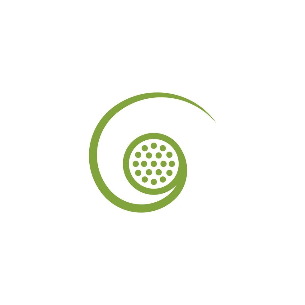 Golf-Symbol-Vektor-Illustration-Design-Logo vektor