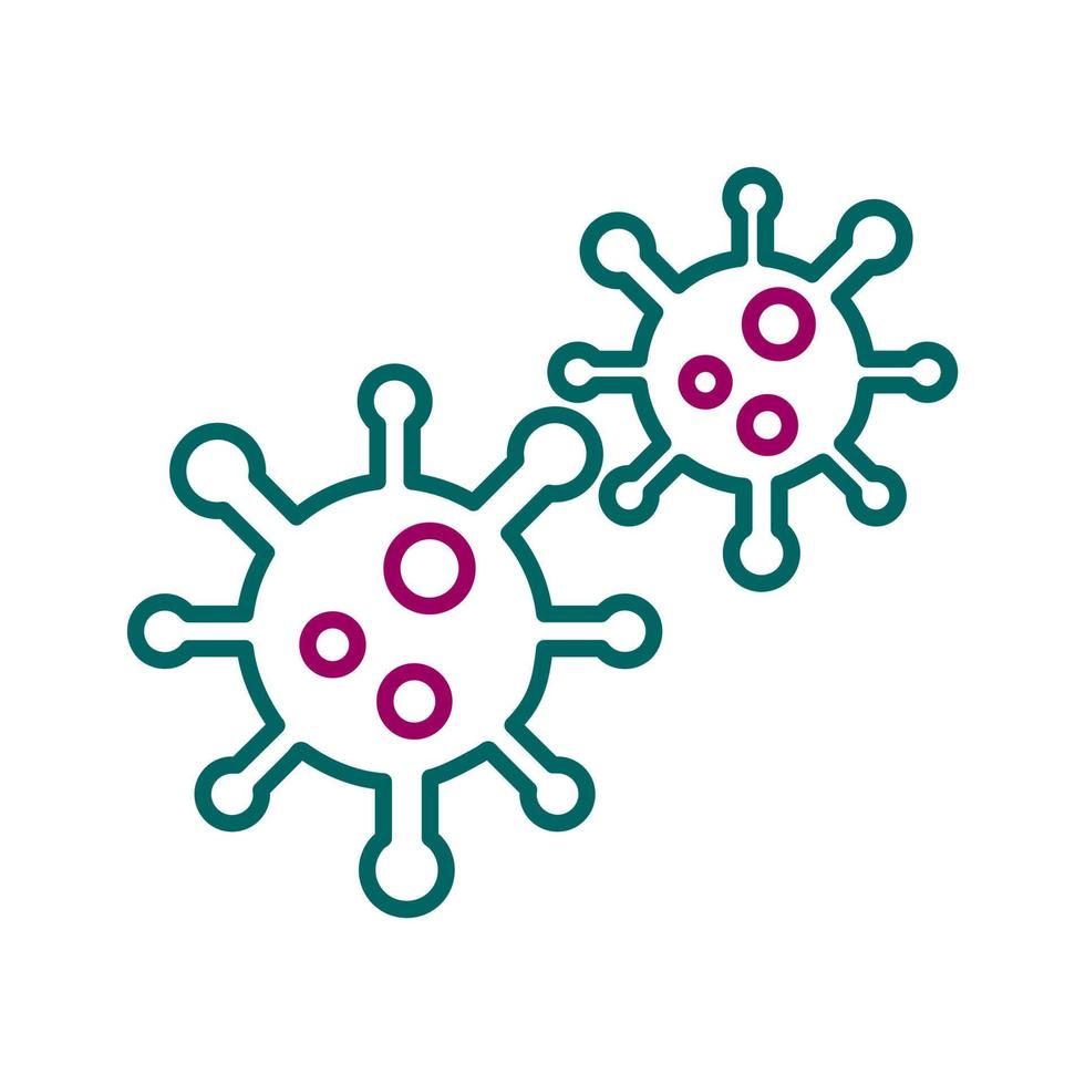 Covid-Virus-Vektorsymbol vektor