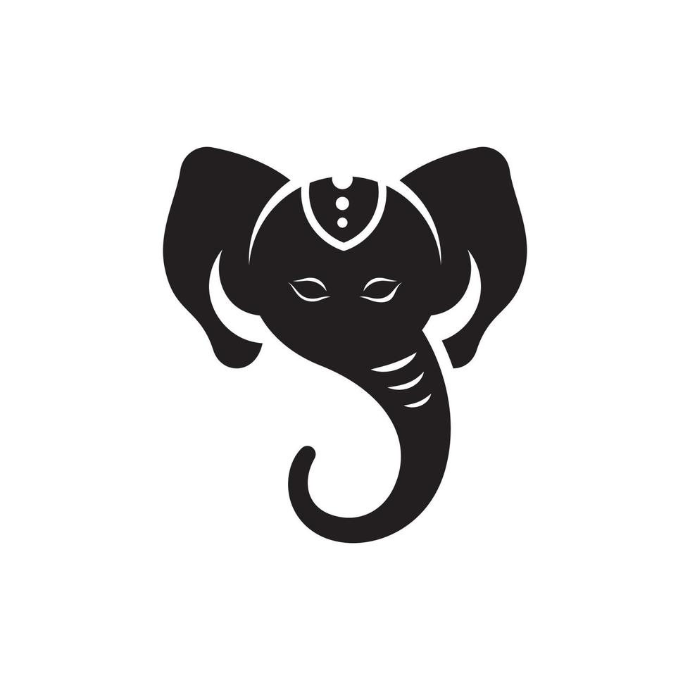 Ganesha Vektor Icon Design Illustration