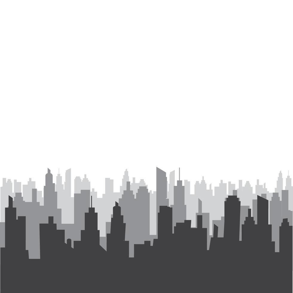 Stadtsilhouette Hintergrundvektor vektor