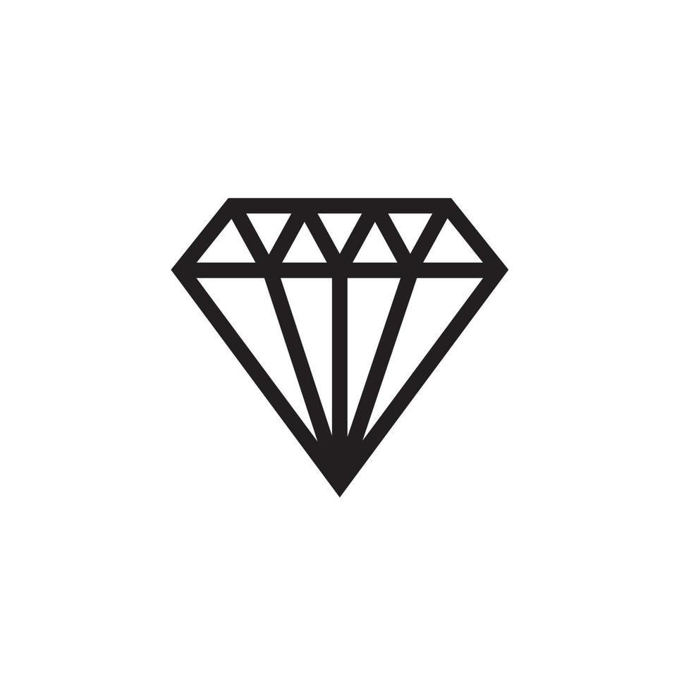 diamant logotyp mall vektor