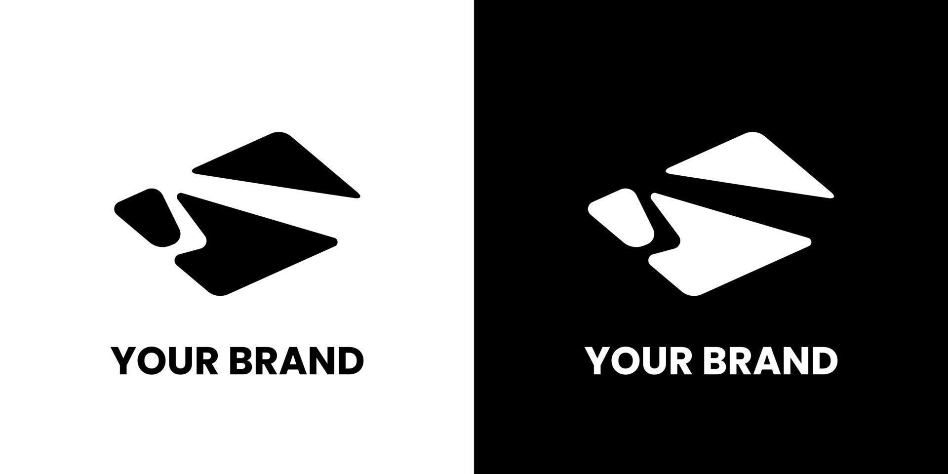 v logotyp för elektronisk varumärke identitet design modern minimalistisk elegant enkel kreativ aning vektor