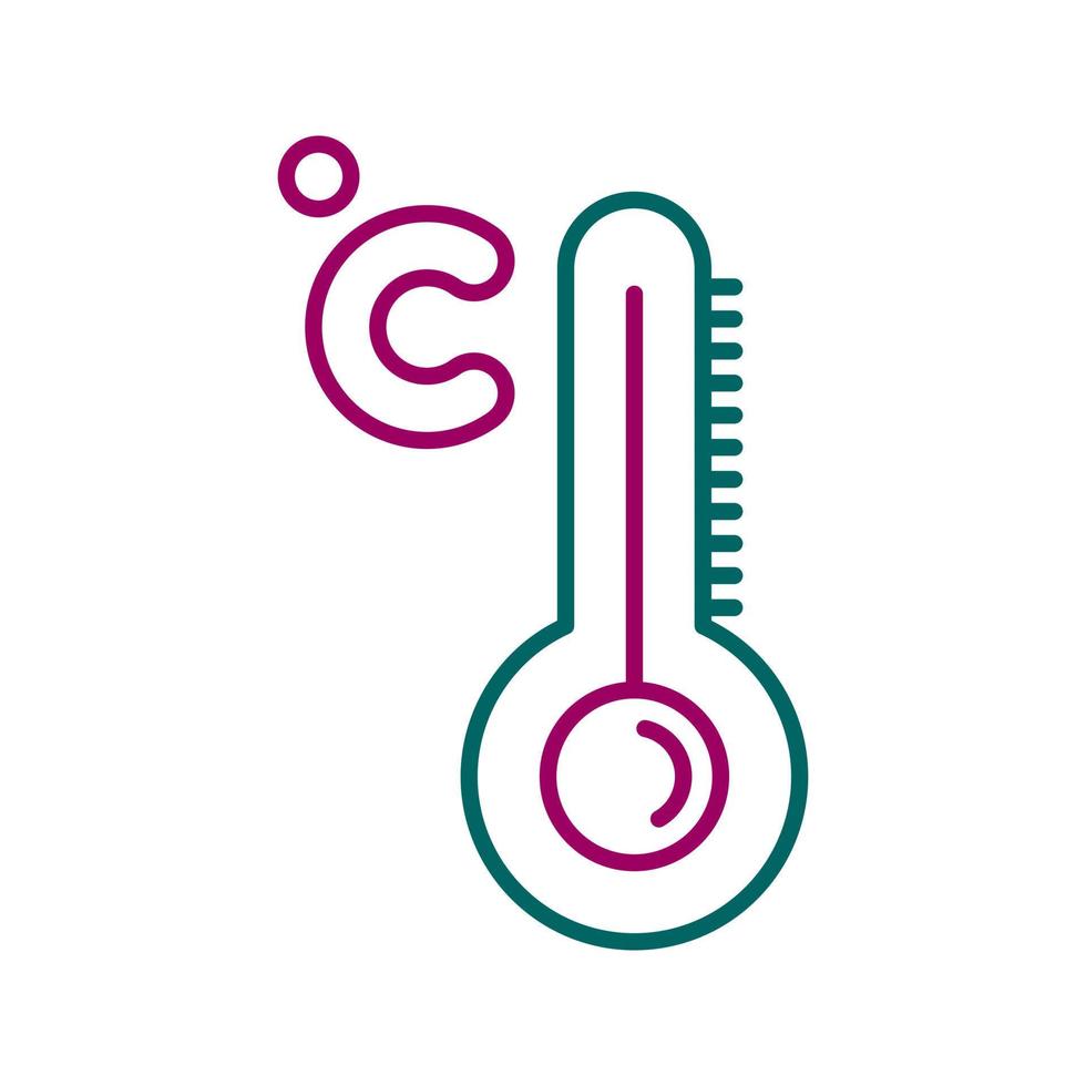 Vektorsymbol für hohe Temperaturen vektor