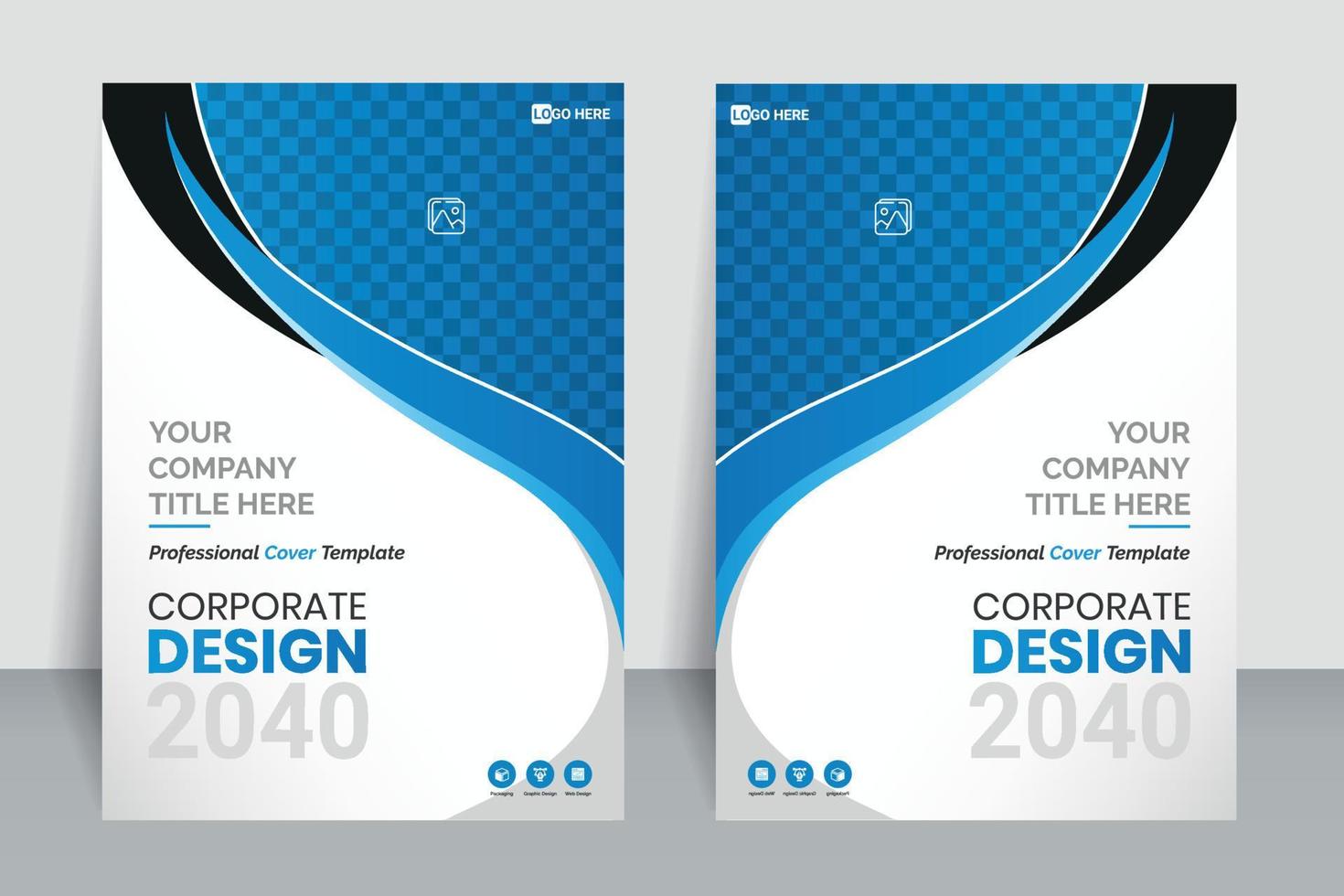 modernes Design, Kreativbroschüre, Flyer, Booklet, Poster, Jahresbericht vektor