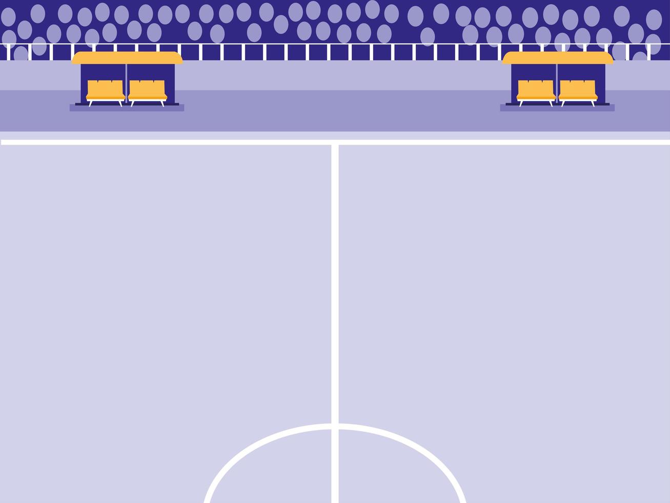 Fußball Fußballstadionszene vektor