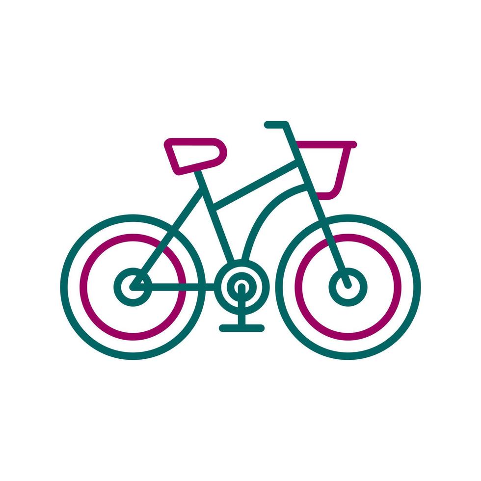 Fahrrad-Vektor-Symbol vektor