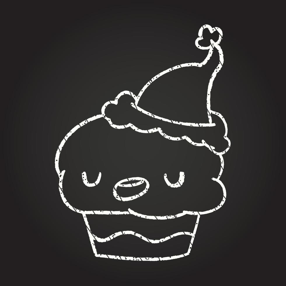 christmas cupcake krita ritning vektor