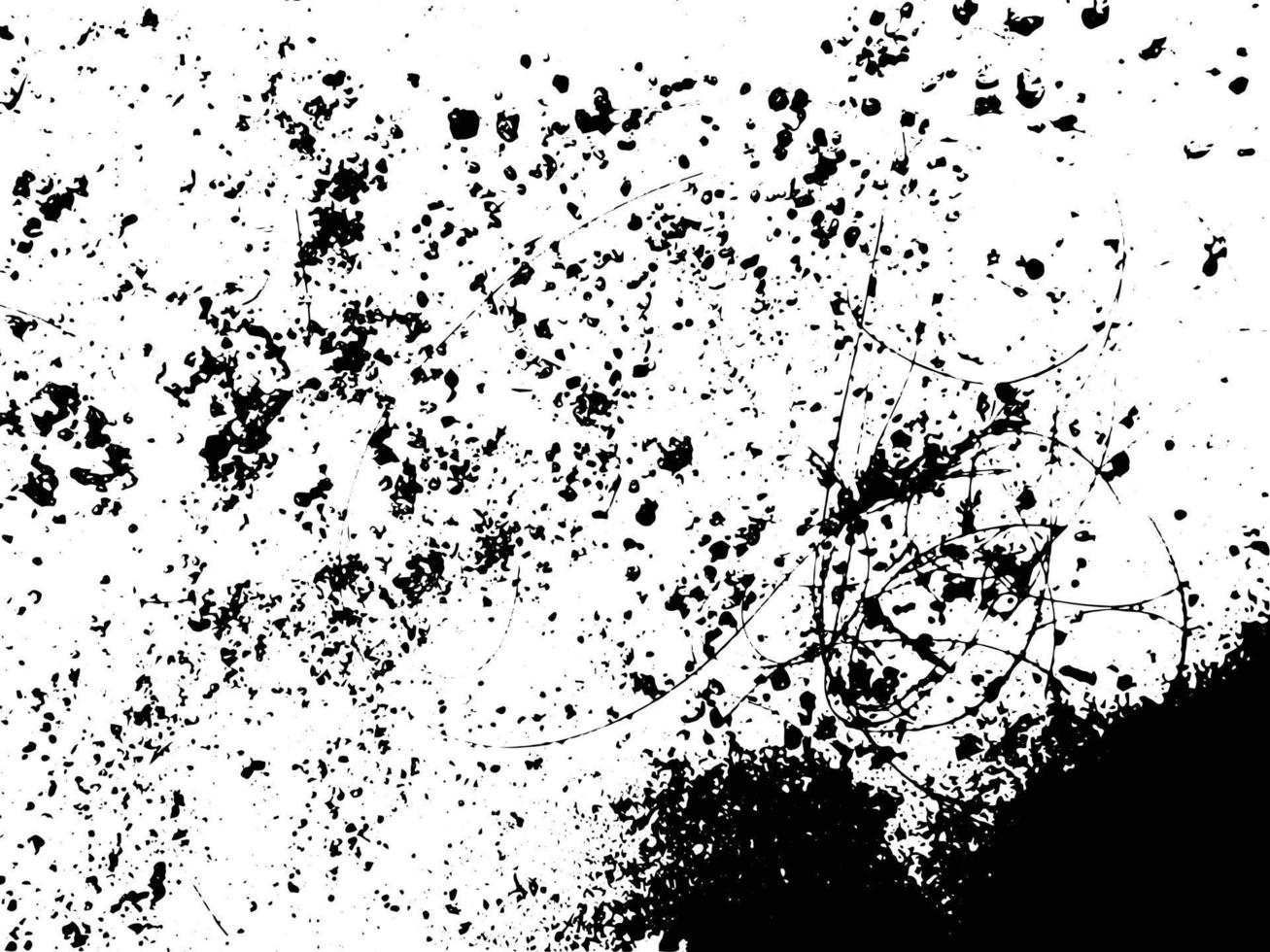 Schwarz-Weiß-abstrakter urbaner Grunge-Texturvektor vektor