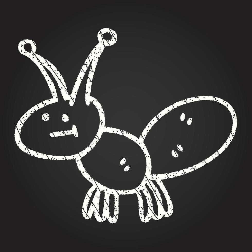 Glowbug Kreidezeichnung vektor