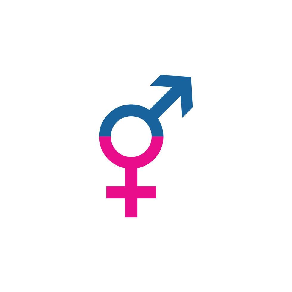 Gender-Logo-Vektor vektor